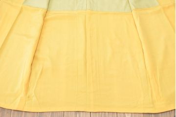 昭和初期　アンティーク　正絹着物(縮緬、錦紗、古布、グラデーション)(R-047065)