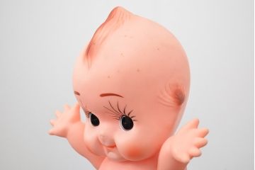 昭和レトロ　古いキューピー人形　30cm(キューピーマヨネーズ)(R-047073)