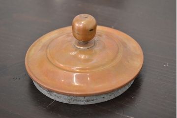 昭和初期　古い銅壷(湯沸、長火鉢、囲炉裏)(R-047074)