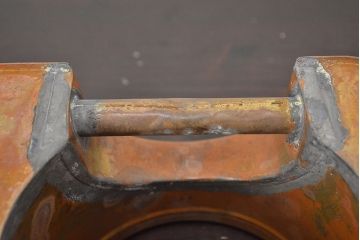 昭和初期　古い銅壷(湯沸、長火鉢、囲炉裏)(R-047074)