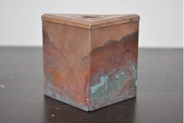 昭和初期　古い銅壷(湯沸、長火鉢、囲炉裏)(R-047075)