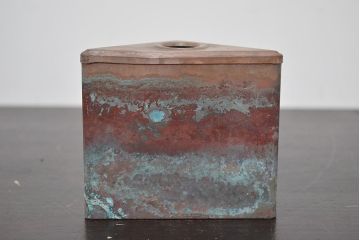 昭和初期　古い銅壷(湯沸、長火鉢、囲炉裏)(R-047075)
