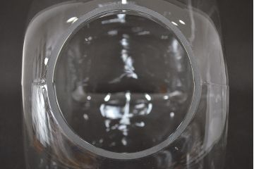 当時物　昭和レトロ　猫瓶2個セット(蓋付、ガラス瓶)(R-047076)