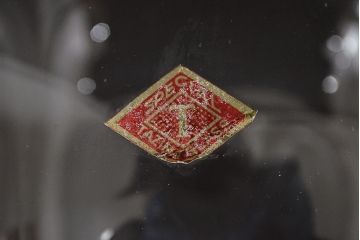 当時物　昭和レトロ　猫瓶2個セット(蓋付、ガラス瓶)(R-047076)
