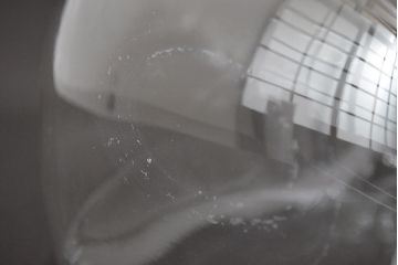 当時物　昭和レトロ　猫瓶2個セット(蓋付、ガラス瓶)(R-047077)