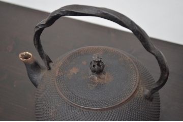 昭和初期　南部岩鋳　天祐堂　鉄瓶2点セット(茶道具)(R-047080)