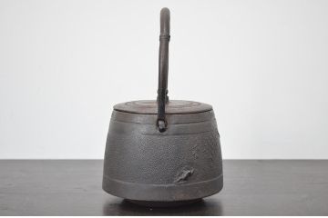 昭和初期　南部岩鋳　天祐堂　鉄瓶2点セット(茶道具)(R-047080)