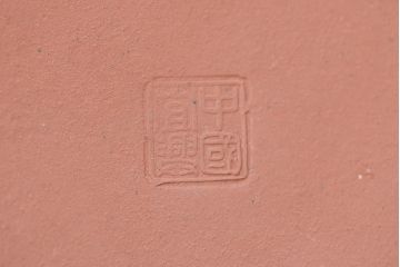 古い　中國宣興　朱泥急須(唐物、茶道具)(R-047084)