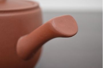古い　中國宣興　朱泥急須(唐物、茶道具)(R-047084)