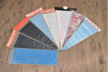 昭和レトロ　古いペナント113枚(東北自動車道、ポートピア、台湾、台北、観光土産)(R-047086)