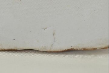 明治〜大正　九谷焼　鶴亀の図　色絵　置物(人形、フィギュリン)(R-047090)