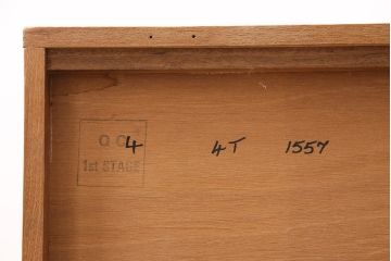 北欧ヴィンテージ　チーク材　木の温かみを感じるどっしりとしたサイドボード(収納棚、ビンテージ)(R-047094)