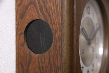 アンティーク時計　精工舎　TRADE(S)MARK　トレードマーク　SEIKO　セイコー　ゼンマイ式　掛け時計(SEIKOSHA、振り子時計、古時計、柱時計)(R-047100)