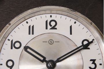アンティーク時計　精工舎　TRADE(S)MARK　トレードマーク　SEIKO　セイコー　ゼンマイ式　掛け時計(SEIKOSHA、振り子時計、古時計、柱時計)(R-047100)