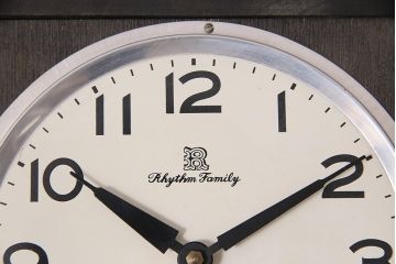 アンティーク時計　昭和レトロ　昭和中期　Rhythm Family　30DAY 　ゼンマイ式　昔懐かしい雰囲気溢れる振り子時計(掛け時計、柱時計、古時計)(R-047101)