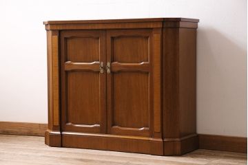 中古　DREXEL HERITAGE(ドレクセルヘリテイジ)　TRIUNE(トライユン)シリーズ　マホガニー材　ホールチェスト(定価約30万円)(収納棚、戸棚、サイドキャビネット)(R-047103)