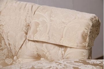 中古　DREXEL HERITAGE(ドレクセルヘリテイジ)　Upholstery(アップホルスタリー)　優美なひとときを演出する1人掛けソファ(定価約62万円)(シングル、アームソファ、チェア)(R-047111)