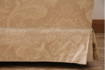 中古　DREXEL HERITAGE(ドレクセルヘリテイジ)　Upholstery(アップホルスタリー)　優美なひとときを演出する1人掛けソファ(定価約62万円)(シングル、アームソファ、チェア)(R-047111)