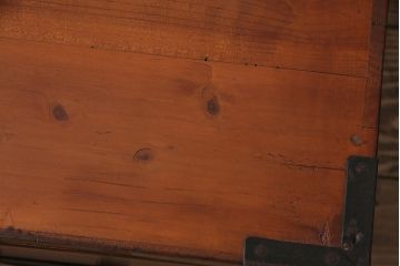 和製アンティーク　前面ケヤキ材　引き出し1杯が珍しい!和モダンなリビングにぴったりのローボード(引き出し、テレビボード、テレビ台)(R-047114)