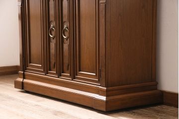 中古　DREXEL HERITAGE(ドレクセルヘリテイジ)　FRANCESCA(フランチェスカ)シリーズ　拡張式の天板が付いたサイドボード(サーバー、カウンター、収納棚)(R-047116)