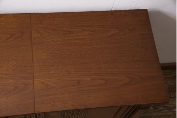 中古　DREXEL HERITAGE(ドレクセルヘリテイジ)　FRANCESCA(フランチェスカ)シリーズ　拡張式の天板が付いたサイドボード(サーバー、カウンター、収納棚)(R-047116)