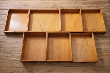 イギリスアンティーク　両面使いが出来るレザートップの両袖デスク(パートナーデスク、机、在宅ワーク、在宅用ワークデスク)(R-047117)