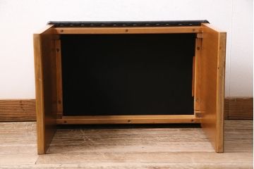 イギリスヴィンテージ　Austinsuite(オースティンスイート)　チーク材　　北欧スタイルにぴったりなスツール付きドレッサー(鏡台、ビンテージ)(R-047124)