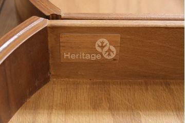 中古　極美品　DREXEL HERITAGE(ドレクセルヘリテイジ)　Cameo Classics(キャメオクラシックス)　高級感溢れる大人の書斎作りにおすすめのキドニーデスク(定価約170万円)(両袖デスク、机、在宅ワーク、在宅用ワークデスク)(R-047127)