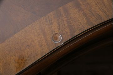 中古　極美品　DREXEL HERITAGE(ドレクセルヘリテイジ)　Cameo Classics(キャメオクラシックス)　高級感溢れる大人の書斎作りにおすすめのキドニーデスク(定価約170万円)(両袖デスク、机、在宅ワーク、在宅用ワークデスク)(R-047127)