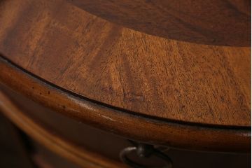 中古　極美品　DREXEL HERITAGE(ドレクセルヘリテイジ)　Cameo Classics(キャメオクラシックス)　高級感溢れる大人の書斎作りにおすすめのキドニーデスク(定価約170万円)(両袖デスク、机、在宅ワーク、在宅用ワークデスク)(R-047127)