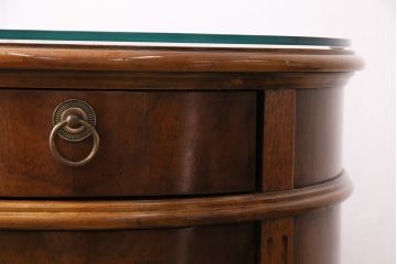 中古　極美品　DREXEL HERITAGE(ドレクセルヘリテイジ)　Cameo Classics(キャメオクラシックス)　高級感溢れる大人の書斎作りにおすすめのキドニーデスク(定価約170万円)(両袖デスク、机、在宅ワーク、在宅用ワークデスク)(R-047127)