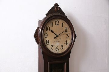 アンティーク時計　精工舎　TRADE(S)MARK　トレードマーク　SEIKO　セイコー　特大掛け時計(SEIKOSHA、振り子時計、古時計、柱時計)(R-047131)