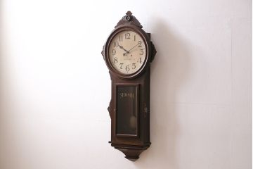 アンティーク時計　精工舎　TRADE(S)MARK　トレードマーク　SEIKO　セイコー　特大掛け時計(SEIKOSHA、振り子時計、古時計、柱時計)(R-047131)