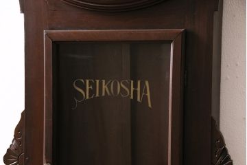 アンティーク時計　精工舎　TRADE(S)MARK　トレードマーク　SEIKO　セイコー　特大掛け時計(SEIKOSHA、振り子時計、古時計、柱時計)(R-047131)