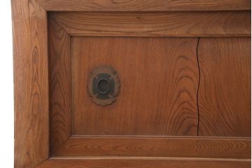 和製アンティーク　前面ケヤキ材　特大サイズで迫力抜群!希少な九尺物の収納箪笥(9尺、布団箪笥、重ね箪笥、水屋箪笥、夜具箪笥)(R-047133)