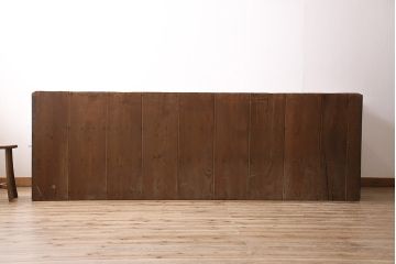 和製アンティーク　前面ケヤキ材　特大サイズで迫力抜群!希少な九尺物の収納箪笥(9尺、布団箪笥、水屋箪笥、夜具箪笥)(R-047134)