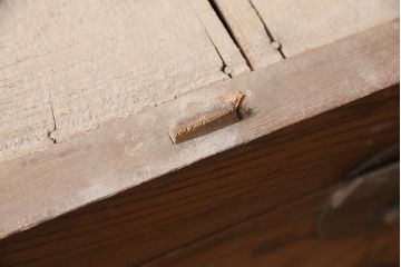 和製アンティーク　前面ケヤキ材　特大サイズで迫力抜群!希少な九尺物の収納箪笥(9尺、布団箪笥、重ね箪笥、水屋箪笥、夜具箪笥)(R-047135)