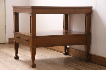 中古　DREXEL HERITAGE(ドレクセルヘリテイジ)　Triune(トライユン)シリーズ　エンドテーブル(定価約21万円)(サイドテーブル、飾り台)(R-047139)