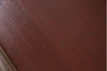 和製アンティーク　漆塗り　明治期に使われていた小さな長持(収納箱)(R-047140)
