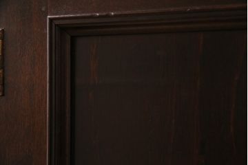 中古　松本民芸家具・310型食器棚　桜材の深みのある色合いが美しい食器棚(収納棚、キャビネット)(R-047146)