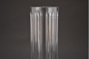 フランス　バカラ　フラワーベース19.5cm(Baccarat、フルレッドクリスタルガラス、花瓶、花器)(R-047152)