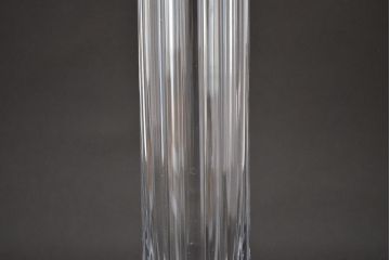 フランス　バカラ　フラワーベース19.5cm(Baccarat、フルレッドクリスタルガラス、花瓶、花器)(R-047152)
