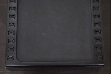 高知県三原硯製作所　土佐硯　三原石(書道具、共箱)(R-047154)