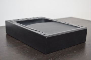 高知県三原硯製作所　土佐硯　三原石(書道具、共箱)(R-047154)