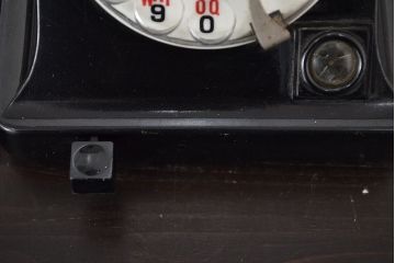 フランス　PROPRIETE　DE　L'ETAT　ビンテージ　黒電話(R-047155)