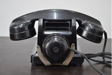 フランス　PROPRIETE　DE　L'ETAT　ビンテージ　黒電話(R-047155)