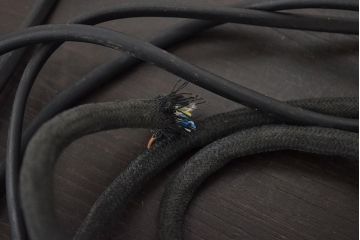 フランス　PROPRIETE　DE　L'ETAT　ビンテージ　黒電話(R-047155)