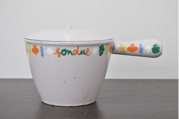 フランス　ルクルーゼ　ビンテージ　フォンデュ鍋(LE　CREUSET)(R-047156)