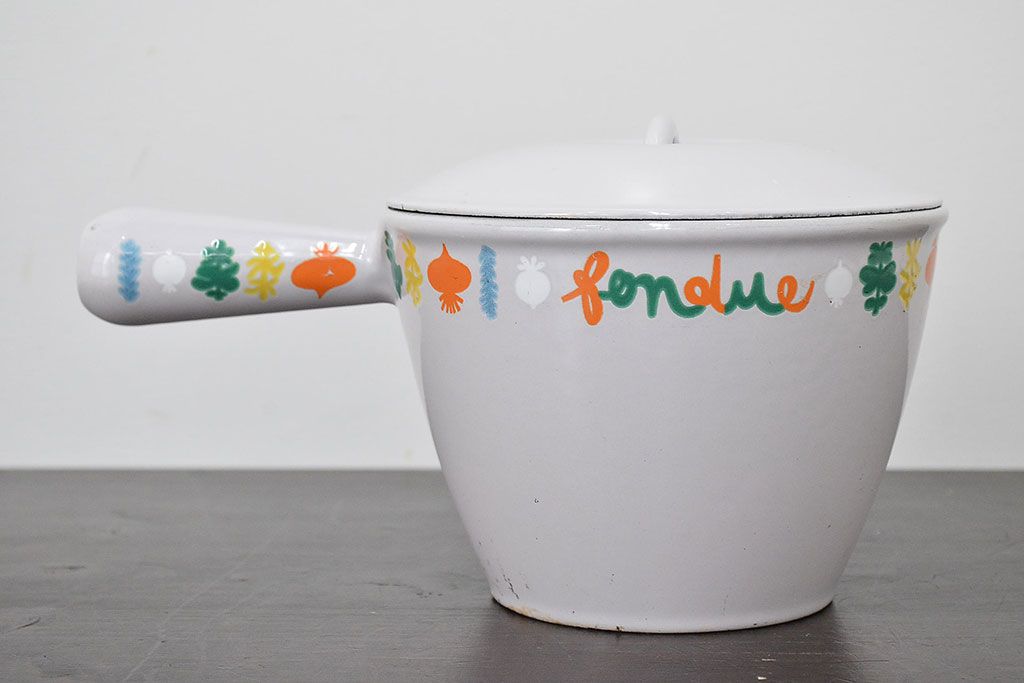 フランス　ルクルーゼ　ビンテージ　フォンデュ鍋(LE　CREUSET)(R-047156)