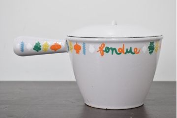 フランス　ルクルーゼ　ビンテージ　フォンデュ鍋(LE　CREUSET)(R-047156)